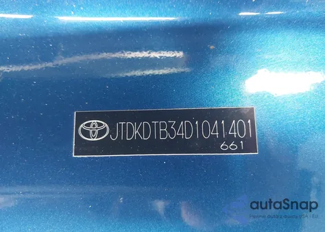 2013 Toyota Prius C Two z USA, uszkodzony, nr VIN JTDKDTB34D1041401